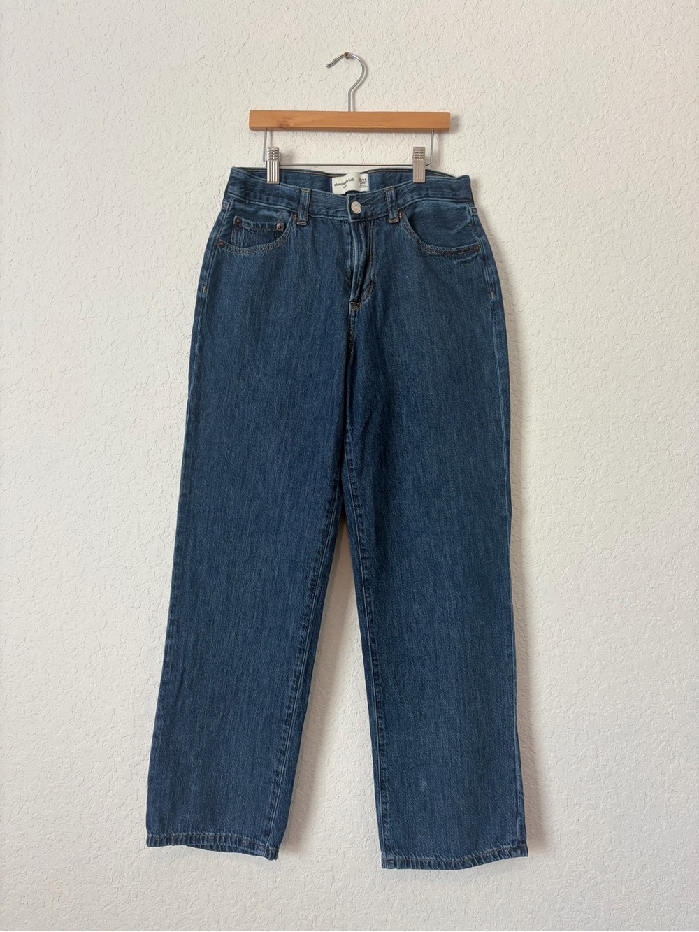 abercrombie kids Dark Blue Straight Leg Women's Jeans13/14 Long